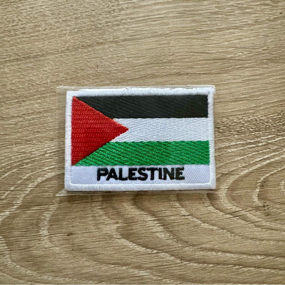 Palestine Flag Embroidered Sew on Patch